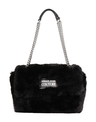 VERSACE JEANS COUTURE Handbag Black 100% Polyester