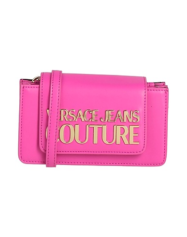 VERSACE JEANS COUTURE Borsa a tracolla Fucsia 100% Poliestere
