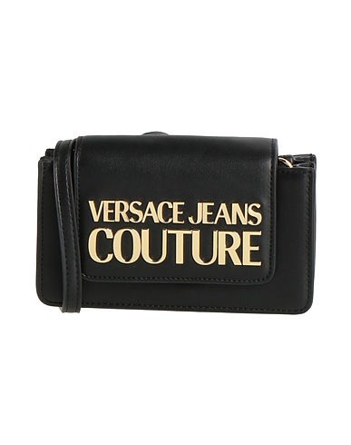 VERSACE JEANS COUTURE Umhängetasche Schwarz 100% Polyester