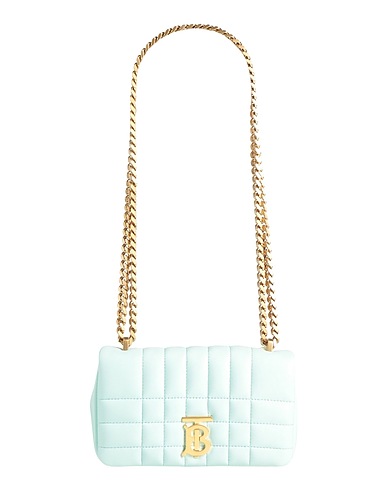BURBERRY Shoulder bag Light green Leather