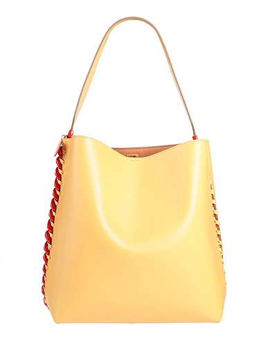 STELLA McCARTNEY Borsa a spalla Giallo ocra 51% Poliestere, 49% Poliuretano