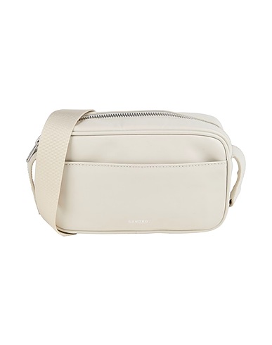 SANDRO Across-body bag Light grey Cowhide