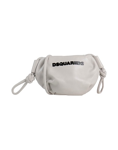 DSQUARED2 Across-body bag Light grey Soft Leather