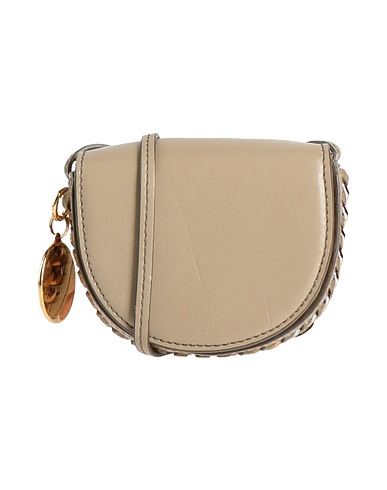 STELLA McCARTNEY Cross-body bags Taupe Textile fibers