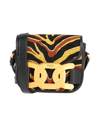 TOD'S Across-body bag Black Soft Leather