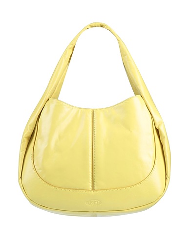 TOD'S Handbag Yellow Soft Leather