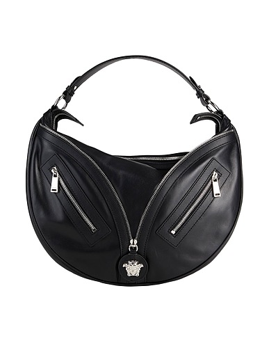 VERSACE Borsa a mano Nero 100% Pelle di vitello