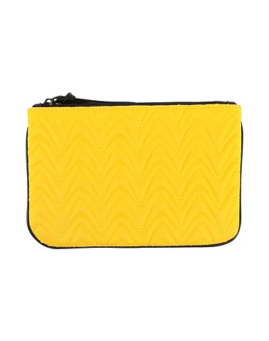 PINKO Kosmetiktasche Gelb 100% Polyamid, Polyurethan, Polyester