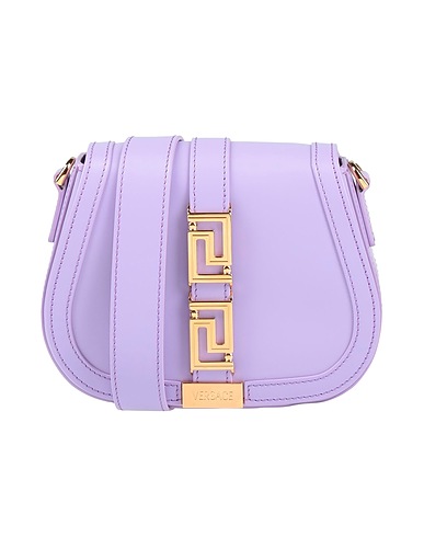 VERSACE クロスボディバッグ ライラック 革（なめし加工）