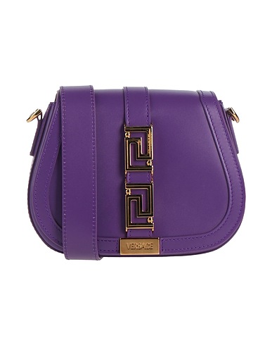 VERSACE Sac bandoulière Violet Cuir