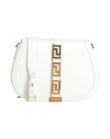 VERSACE Borsa a tracolla Bianco Pelle