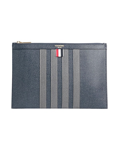 THOM BROWNE Handbag Navy blue Soft Leather