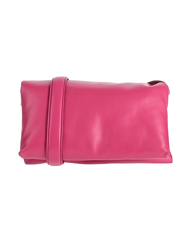 MARNI Across-body bag Fuchsia 100% Cow leather, Brass