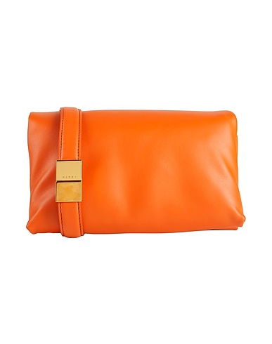 MARNI Borsa a tracolla Arancione 100% Pelle di bovino, Ottone