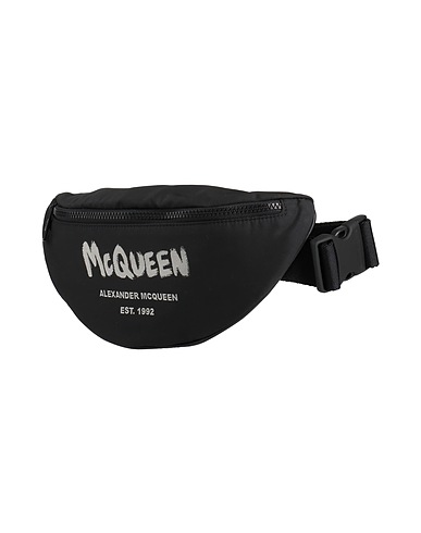 MCQUEEN Belt Bags Textile fibres, Soft Leather