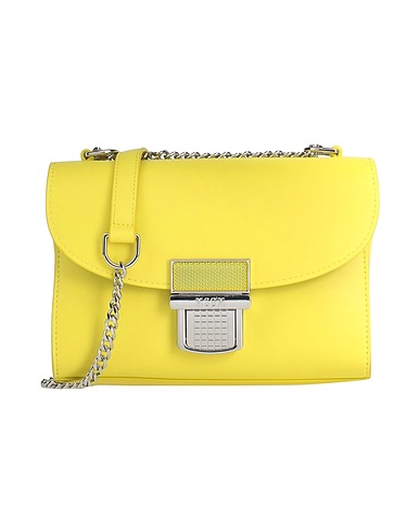 MSGM Across-body bag Yellow 100% Polyurethane