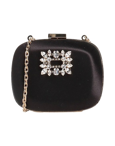 ROGER VIVIER Across-body bag Black Textile fibres