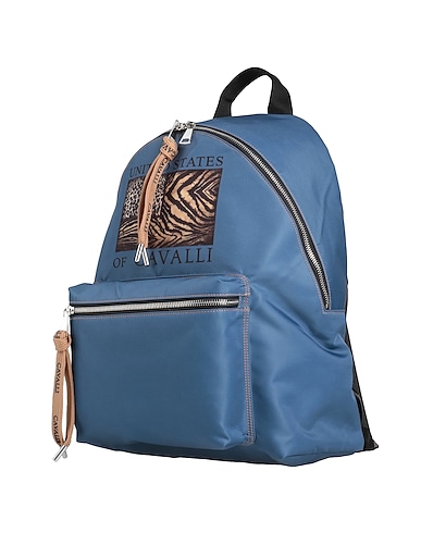 ROBERTO CAVALLI Zaini Avio 100% Poliestere, Pelle di bovino