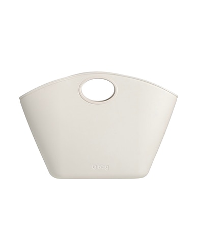 O BAG Handbag White Rubber