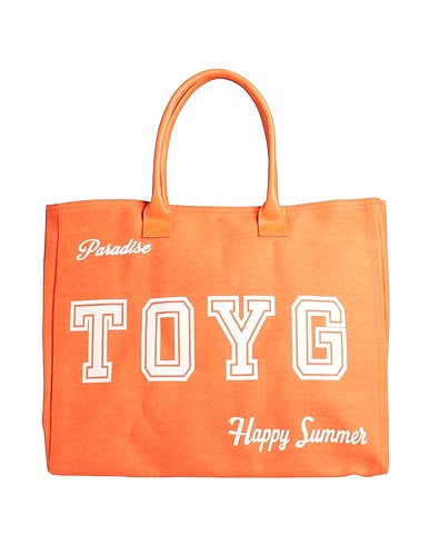 TOY G. Borsa a mano Arancione 60% Poliestere, 40% Cotone
