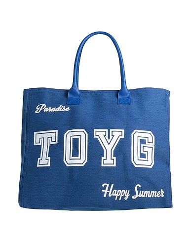 TOY G. Handtasche Blau 60% Polyester, 40% Baumwolle