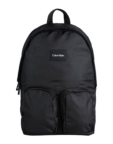 CALVIN KLEIN Rucksacks Black 98% Recycled polyester, 2% Polyurethane