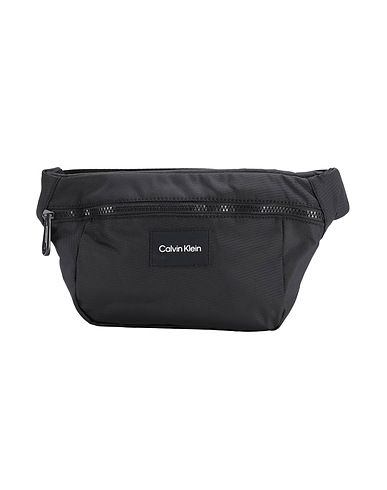 CALVIN KLEIN Belt Bags Black 98% Recycled polyester, 2% Elastane