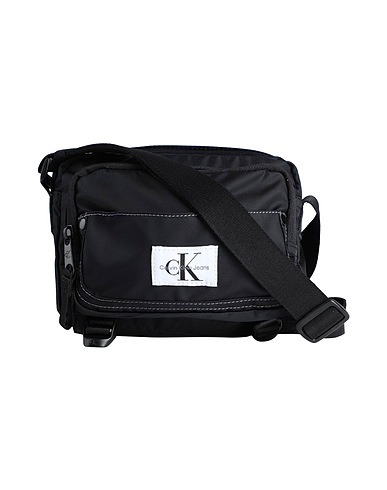 CALVIN KLEIN JEANS Across-body bag Black 57% Recycled nylon, 43% Recycled polyester