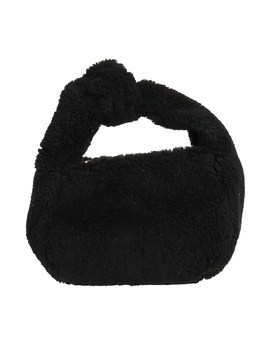 AB ASIA BELLUCCI Borsa a mano Nero Fibre tessili, Pelle