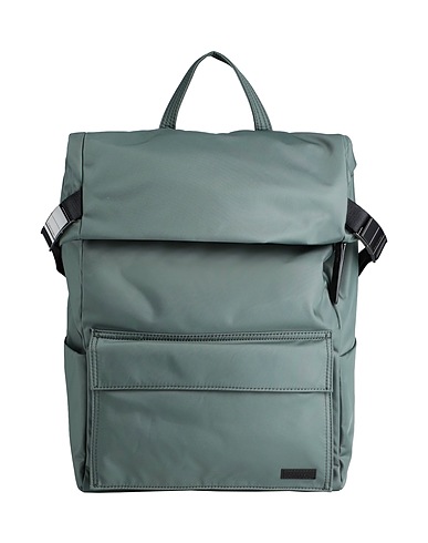CALVIN KLEIN Rucksacks Sage green 99% Polyester, 1% Polyurethane