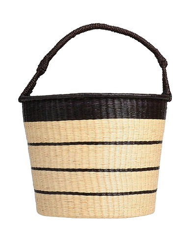 SENSI STUDIO Borsa a mano Nero 100% Carludovica palmata