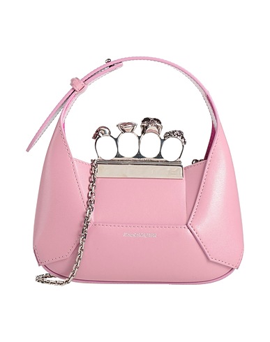 MCQUEEN Handtasche Hellrosa Leder
