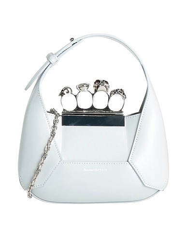 MCQUEEN Handbag Grey Soft Leather