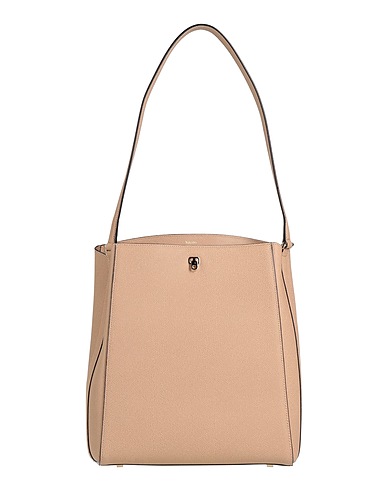 VALEXTRA Shoulder bag Camel 100% Calfskin
