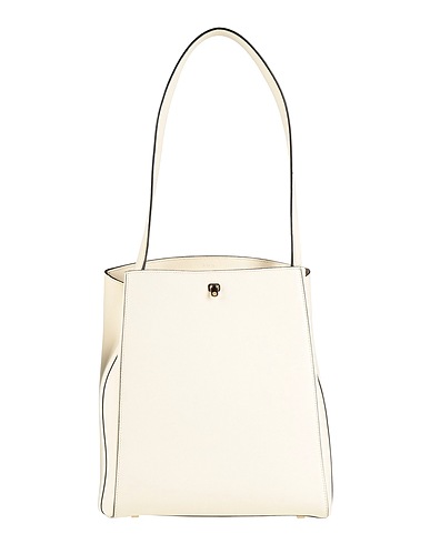 VALEXTRA Shoulder bag Ivory 100% Calfskin
