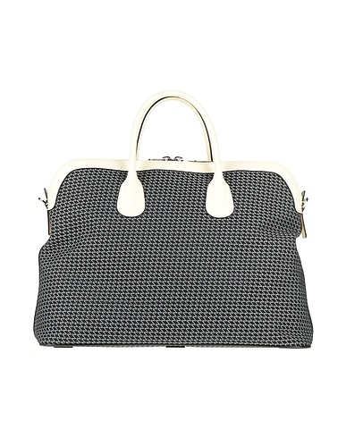 VALEXTRA Handbag Ivory 53% Nylon, 45% Polyester, 2% Kevlar®, Calfskin