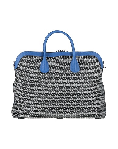 VALEXTRA Handbag Bright blue 53% Nylon, 45% Polyester, 2% Kevlar®, Calfskin