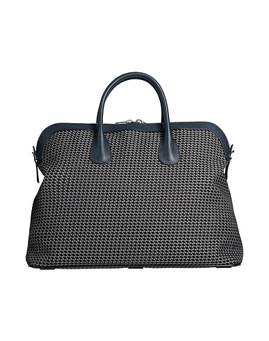 VALEXTRA Handbag Black 53% Nylon, 45% Polyester, 2% Kevlar®, Calfskin