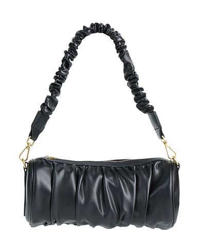 MELIE BIANCO Borsa a mano Nero 100% Poliuretano