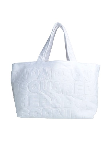 DSQUARED2 Borsa a spalla Bianco 100% Cotone
