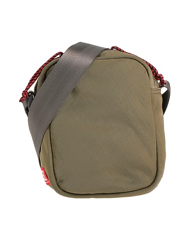DIESEL Across-body bag Military green 100% Polyamide, Zinc alloy