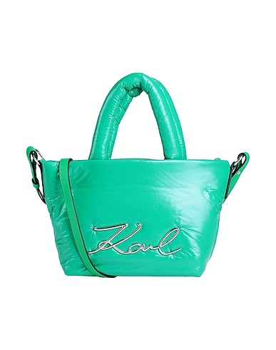 KARL LAGERFELD Borsa a mano K/SIGNATURE SOFT SM TOTE NYLON Verde 100% Poliammide riciclato