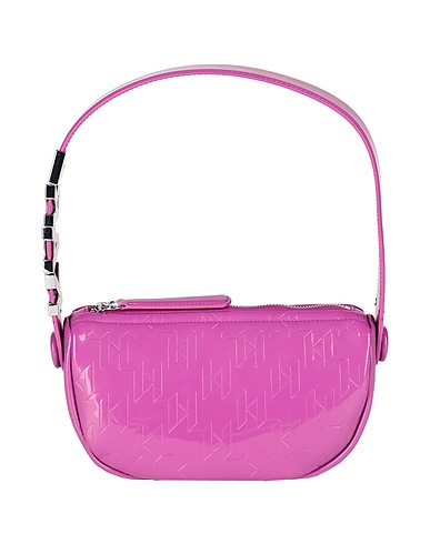 KARL LAGERFELD Borsa a mano K/SWING SM SHOULDERBAG PATENT Malva 100% Poliuretano