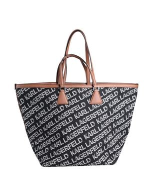 KARL LAGERFELD K/ESSENTIAL JKRD TOTE ハンドバッグ ブラック レディース