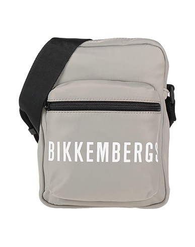 BIKKEMBERGS Across-body bag Grey 100% Nylon