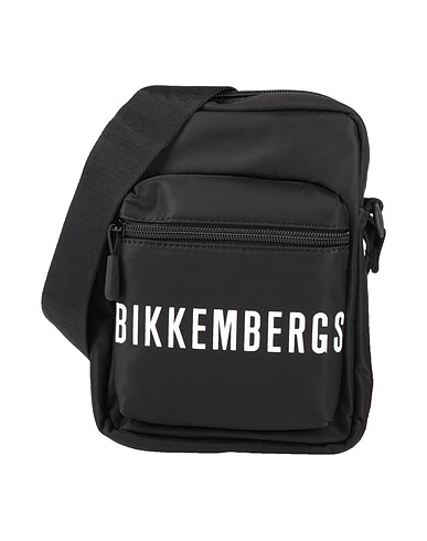 BIKKEMBERGS Across-body bag Black 100% Nylon