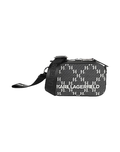 KARL LAGERFELD Borsa a tracolla K/MONOGRAM JKRD 2.0 CAMERABAG Antracite 55% Poliuretano, 41% Cotone, 4% Poliestere