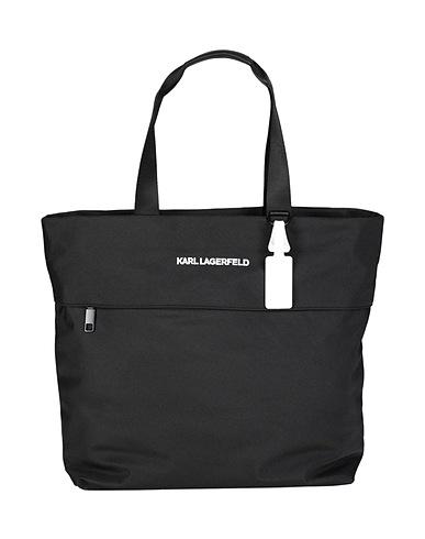 KARL LAGERFELD Handtasche K/PASS TOTE Schwarz 97% Recyceltes Polyester, 3% Polyurethan