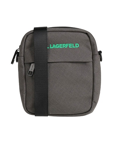 KARL LAGERFELD Borsa a tracolla K/PASS NS CROSSBODY Grigio 90% Poliestere riciclato, 10% Poliuretano