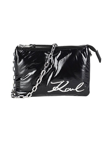 KARL LAGERFELD Handbags K/SIGNATURE SOFT DOUBLE POC 100% Recycled polyamide